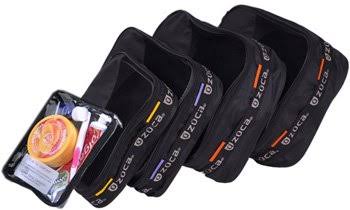 Black Travel Insert Bag and Frame with 5 Pouches and Travel Cover S308
