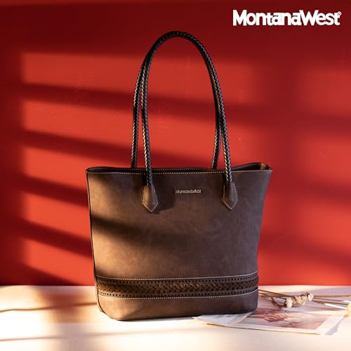 Large Woven Tote Bag with Zipper W134393
