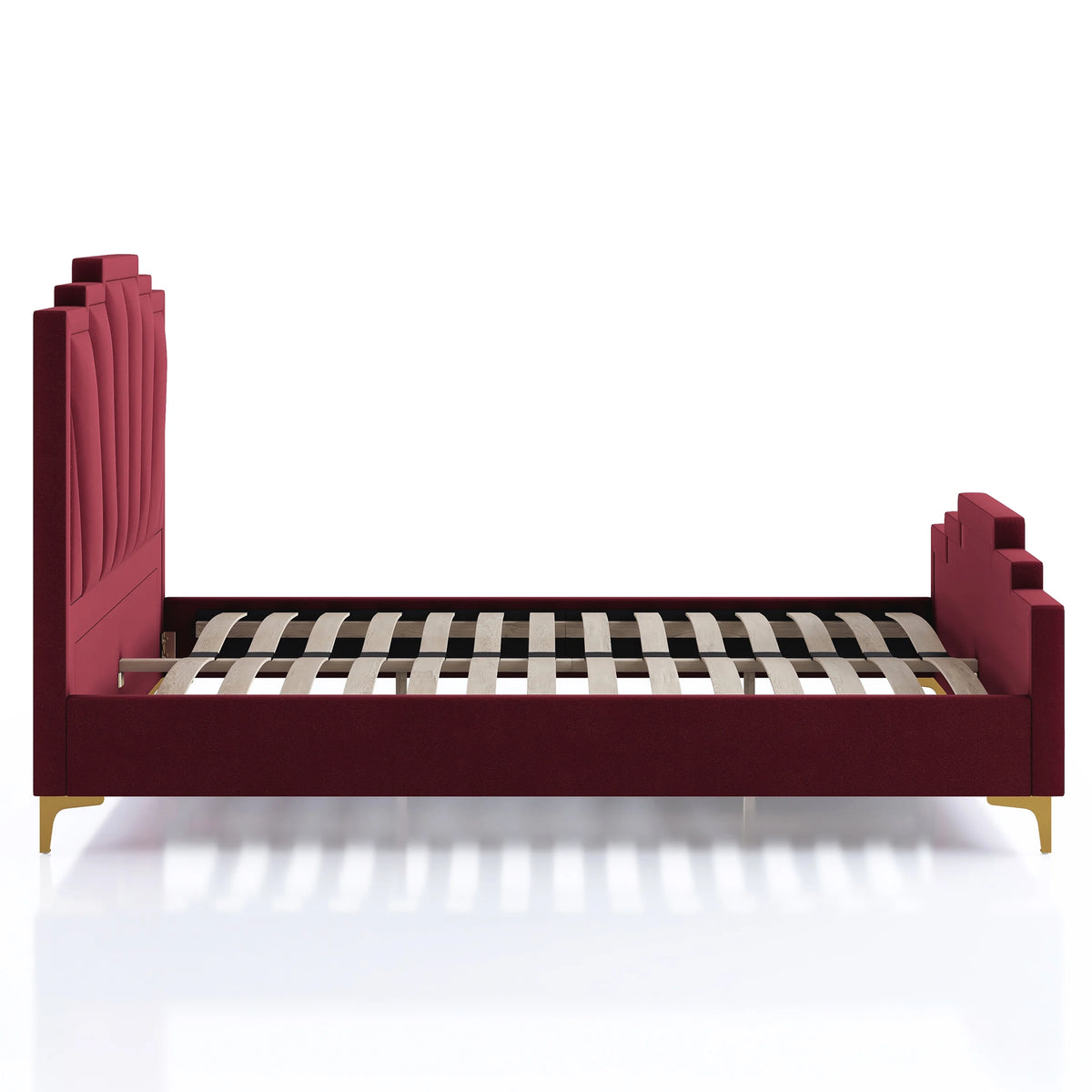 King Fabric Panel Bed C7374
