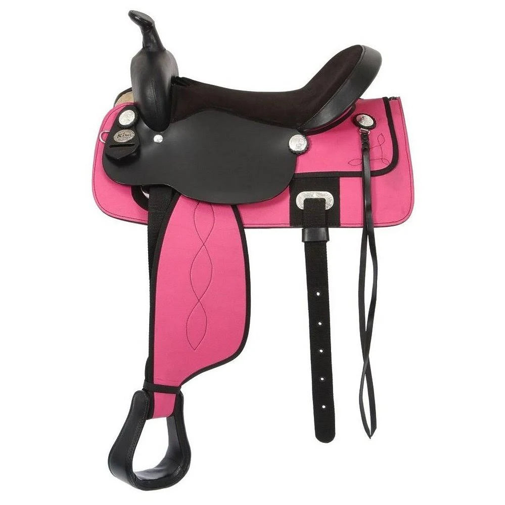 Pink Youth Western Saddle O807