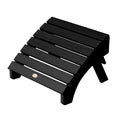 Folding Adirondack Ottoman Black H556
