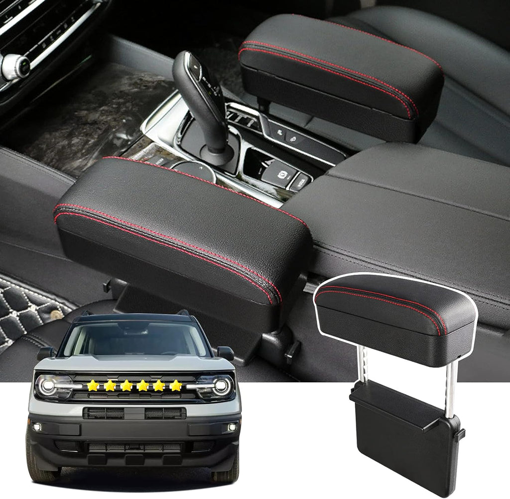 Armrest Extender Support Pad for Cars (White) Pack of 2 B12361