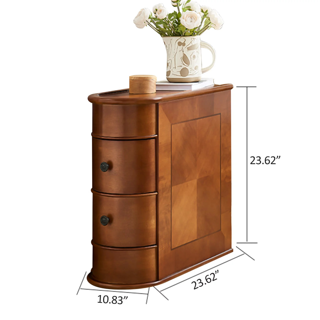 2-Drawer Wood End Table O259174