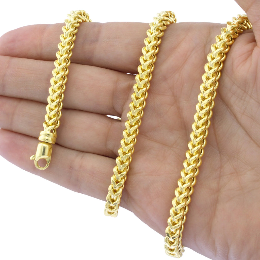10k Yellow Gold 5mm Franco Chain Bracelet O49803
