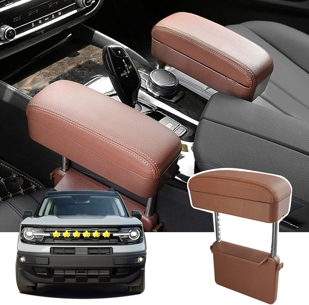 Armrest Extender Support Pad for Cars (White) Pack of 2 B12361