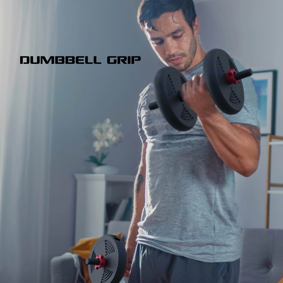 60 lbs. 4-in-1 Adjustable Dumbbell, Barbell, and Kettlebell Weight Set G76914