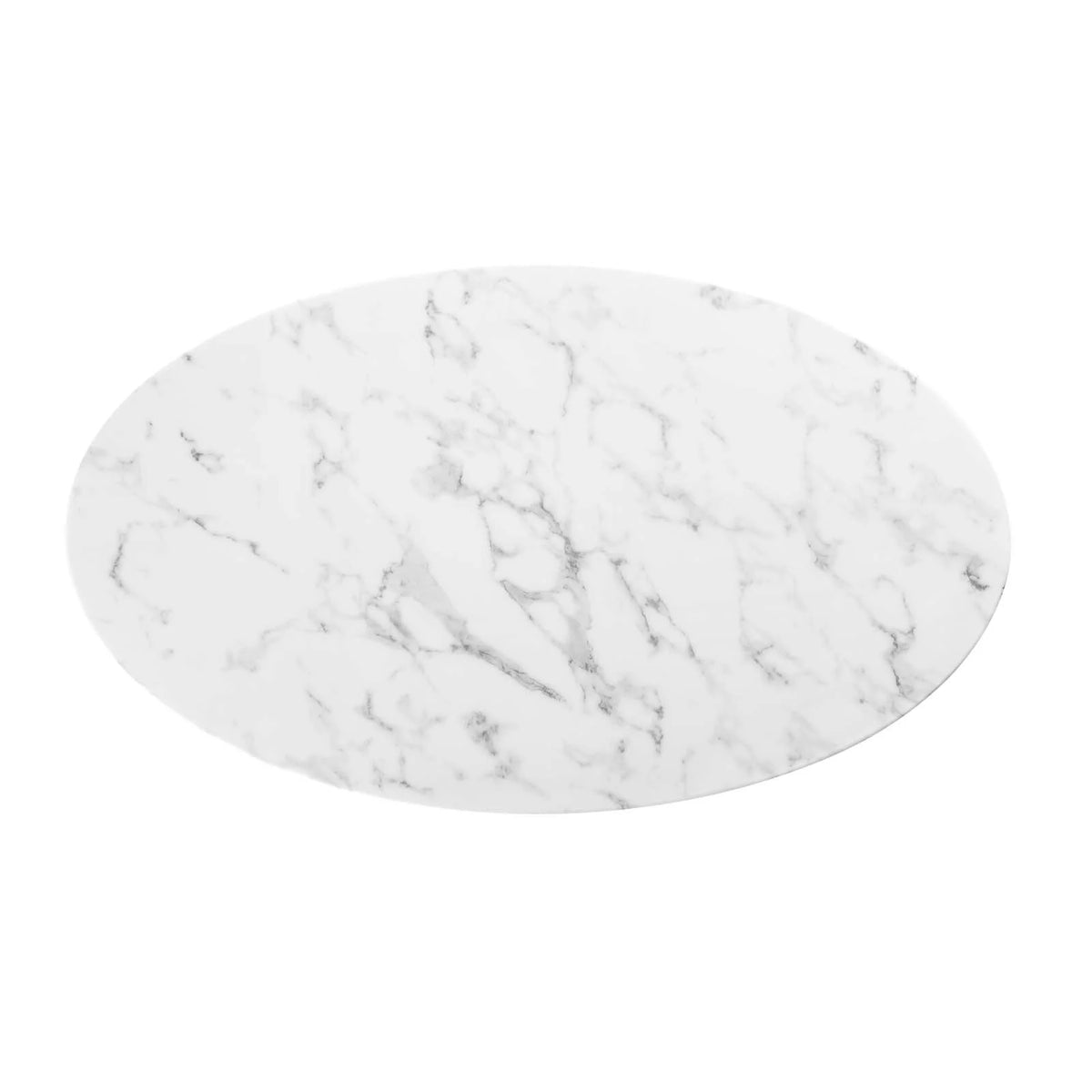 Oval Artificial Marble Coffee Table F77183