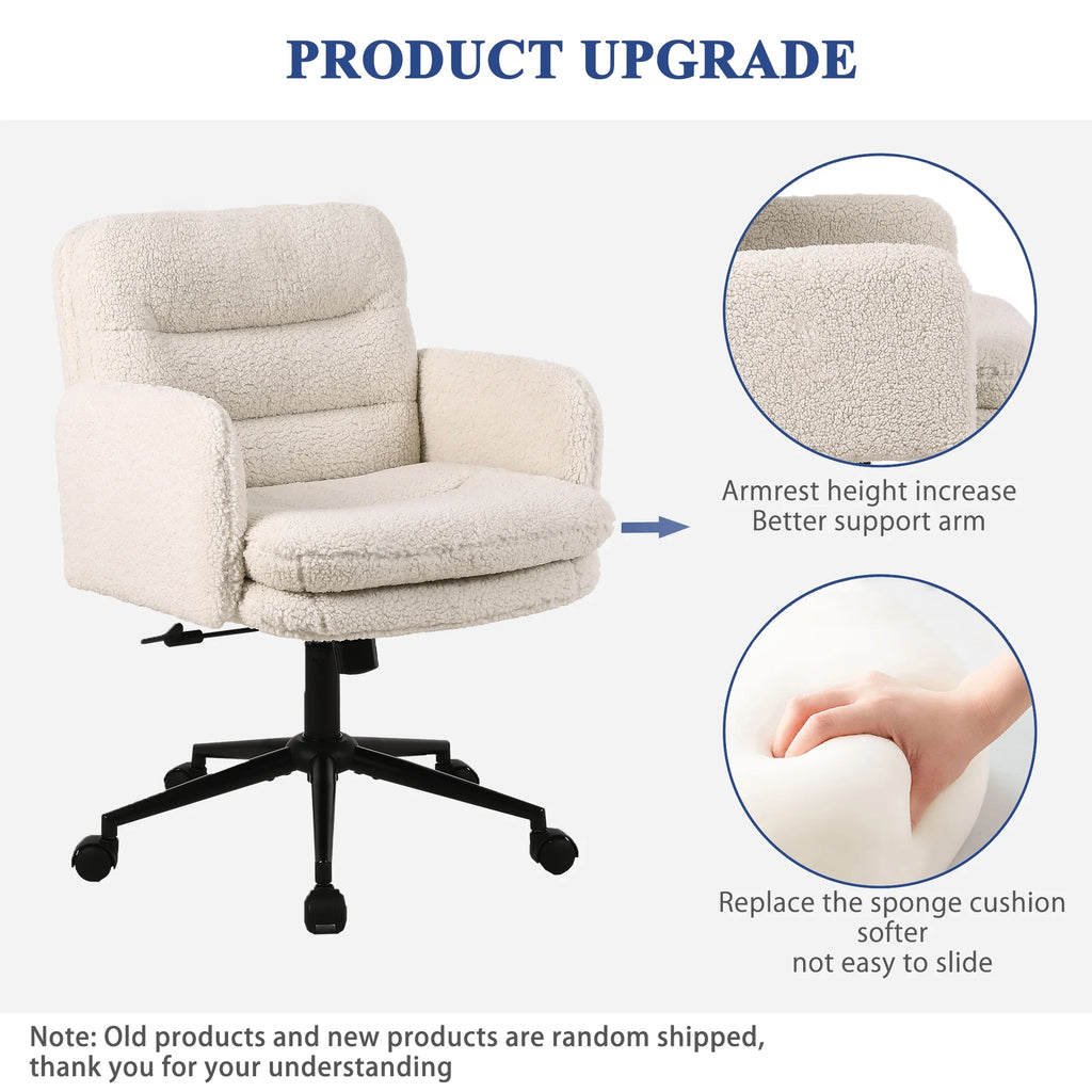 Adjustable Home Office Chair with Wheels L3634