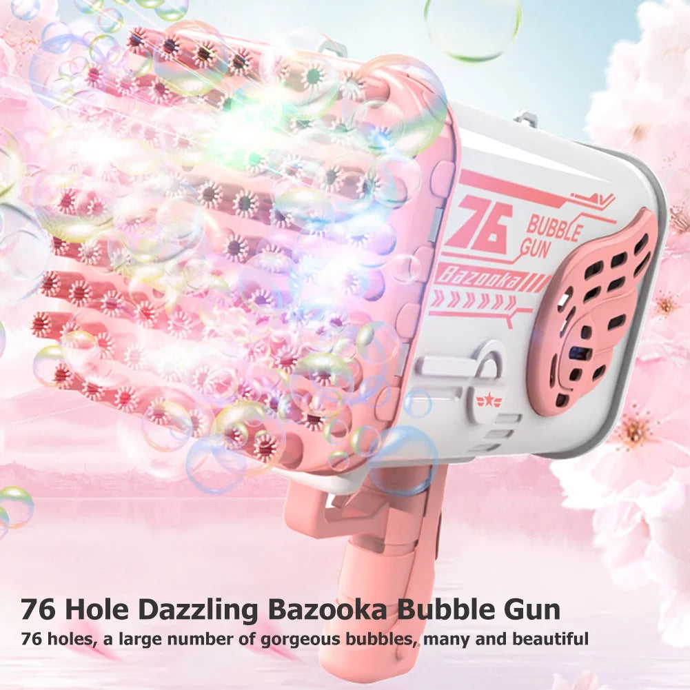 Pink Electric Bubble Machine X850
