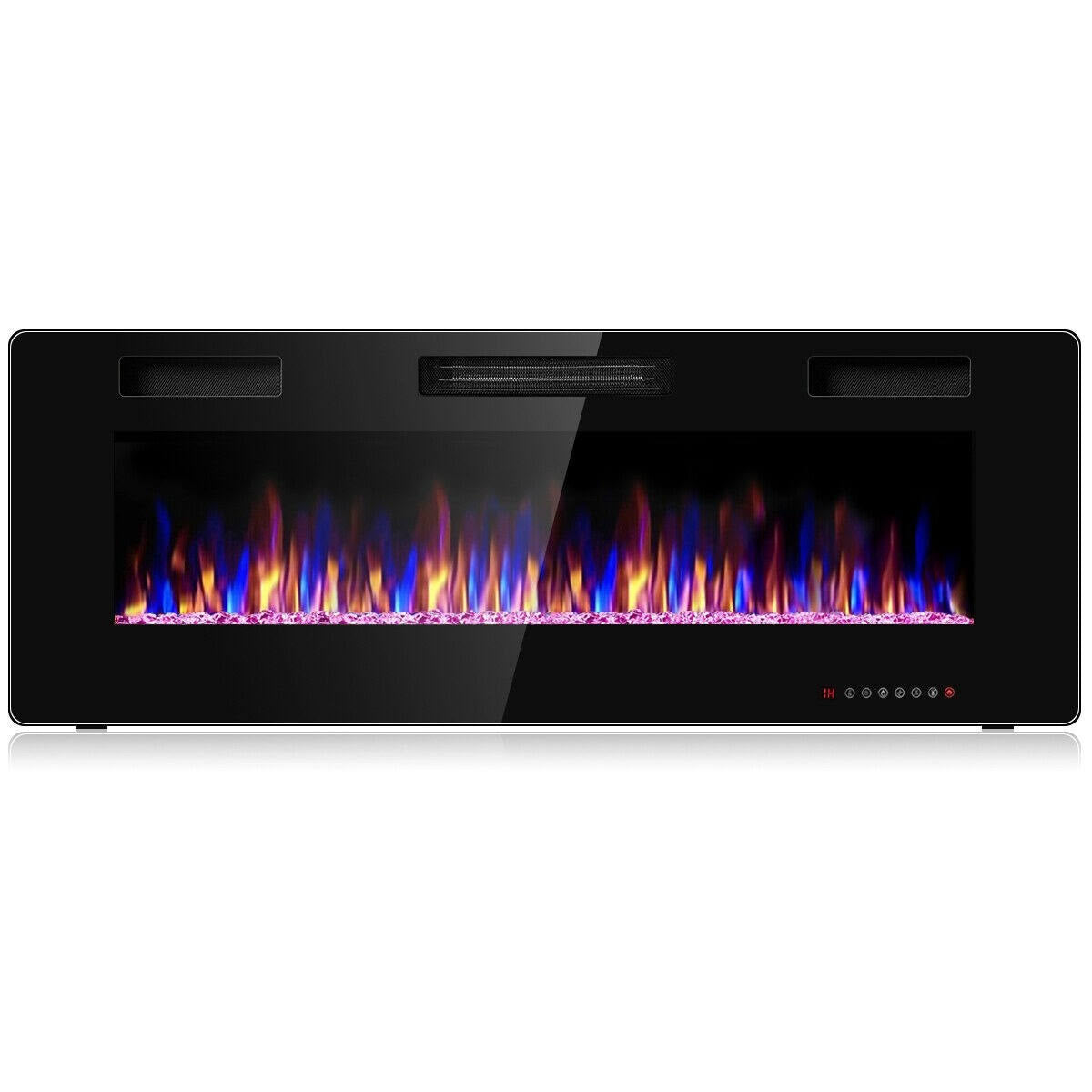 50-Inch Wall Mounted Recessed Electric Fireplace W6701
