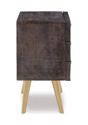 Mocha Brown 3 Drawer Cabinet P956