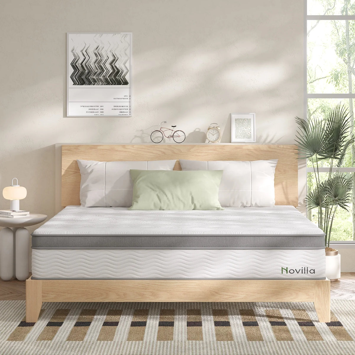 10 Memory Foam Pocket Spring Hybrid Mattress J317601