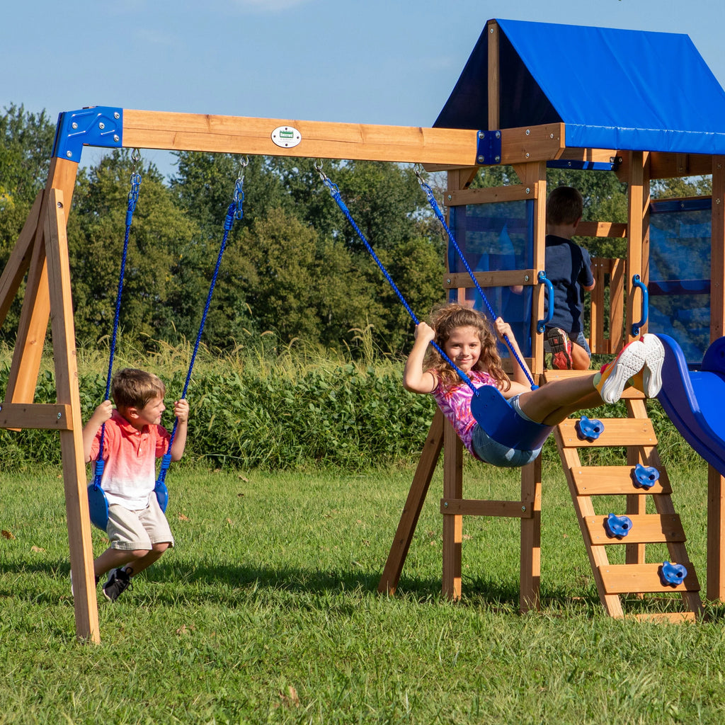 Wooden Cedar Swing Set W161