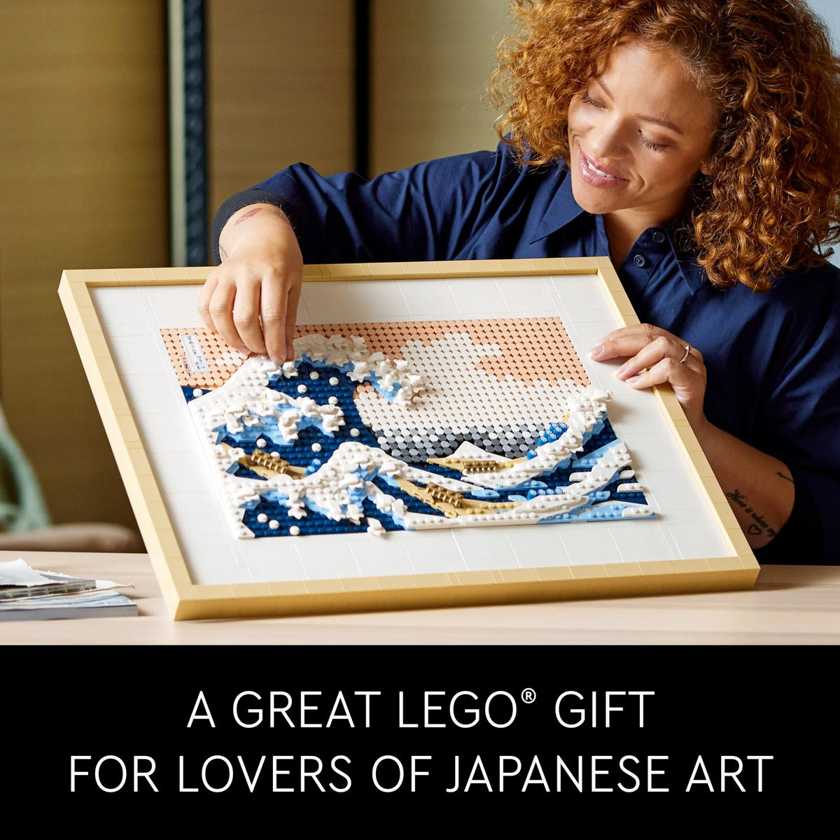 LEGO Art Hokusai The Great Wave 3D Japanese Wall Art E924
