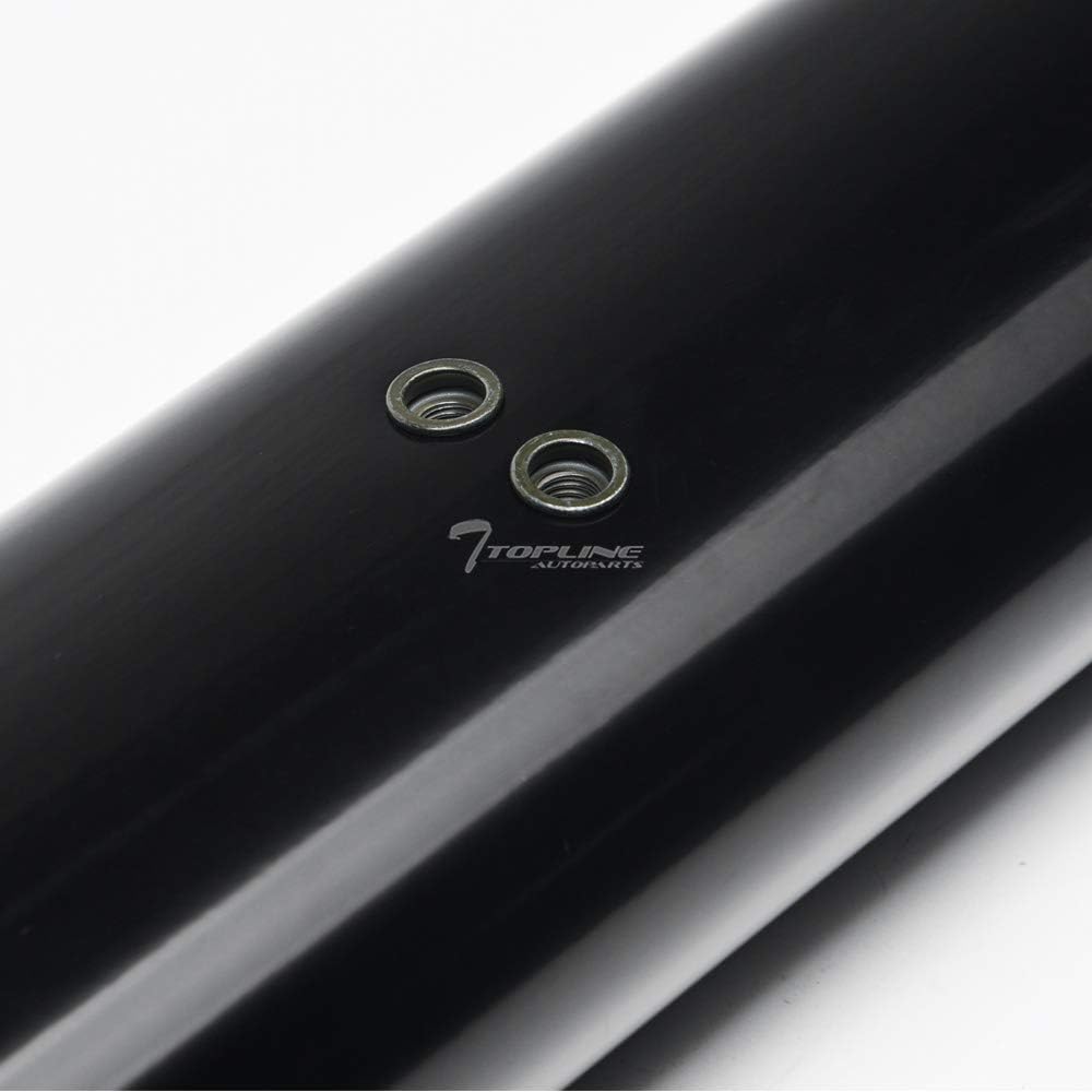 Oval Bent End Black Side Step Nerf Bars Running Boards A962580