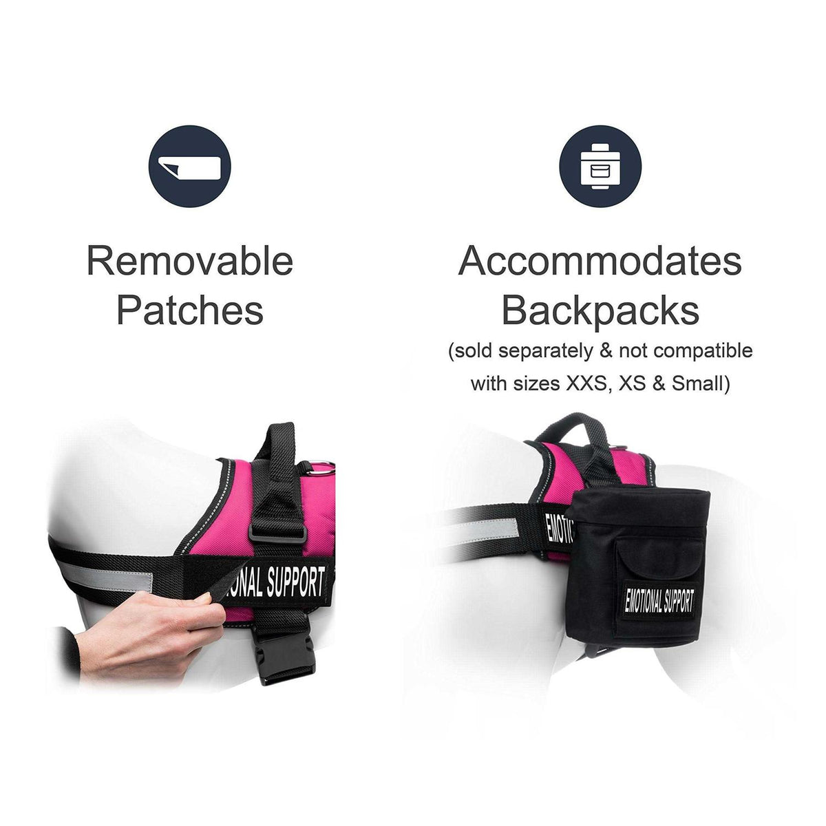Reflective Dog Vest Harness and Leash Set M2775