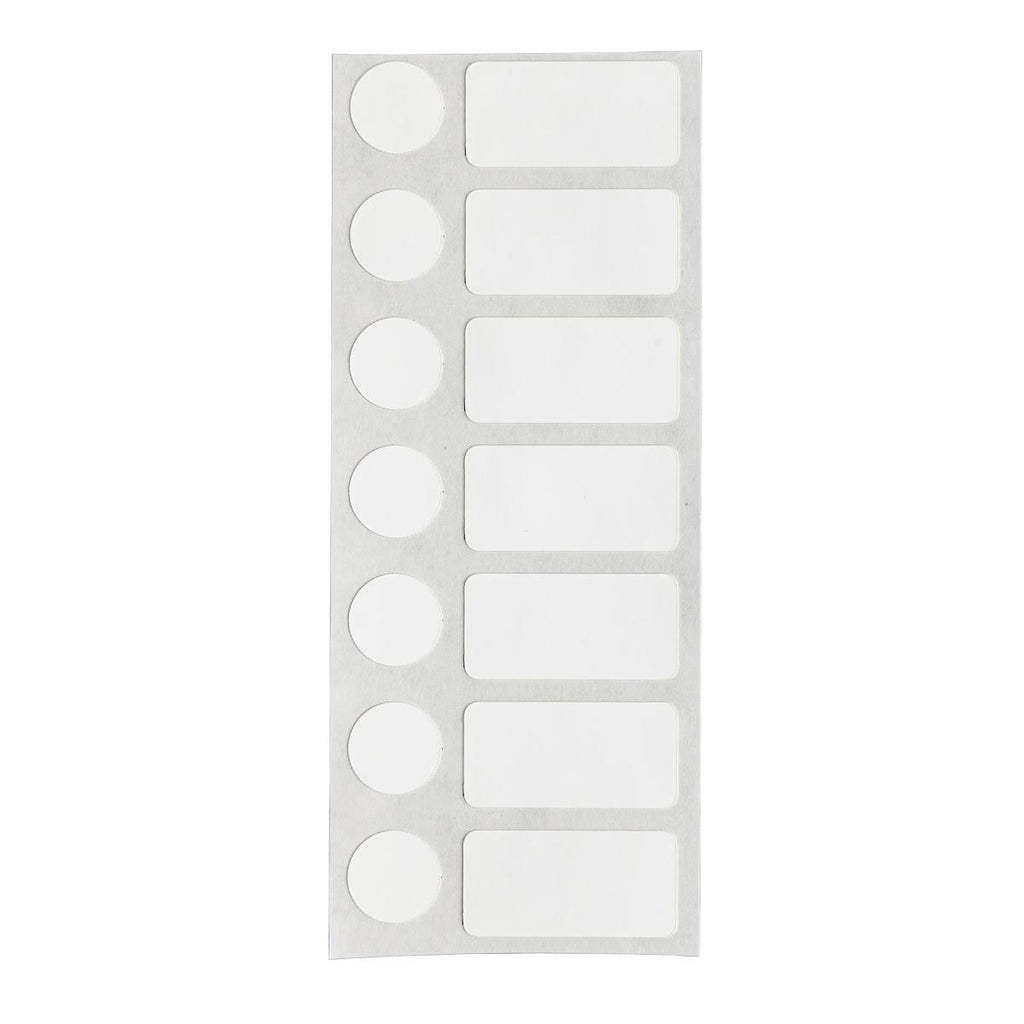 White Blank Polyester Label B3969