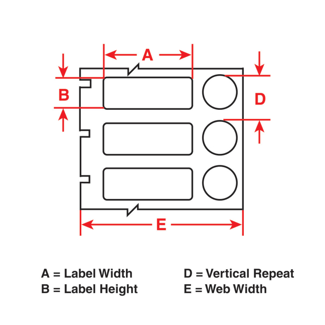 White Blank Polyester Label B3969