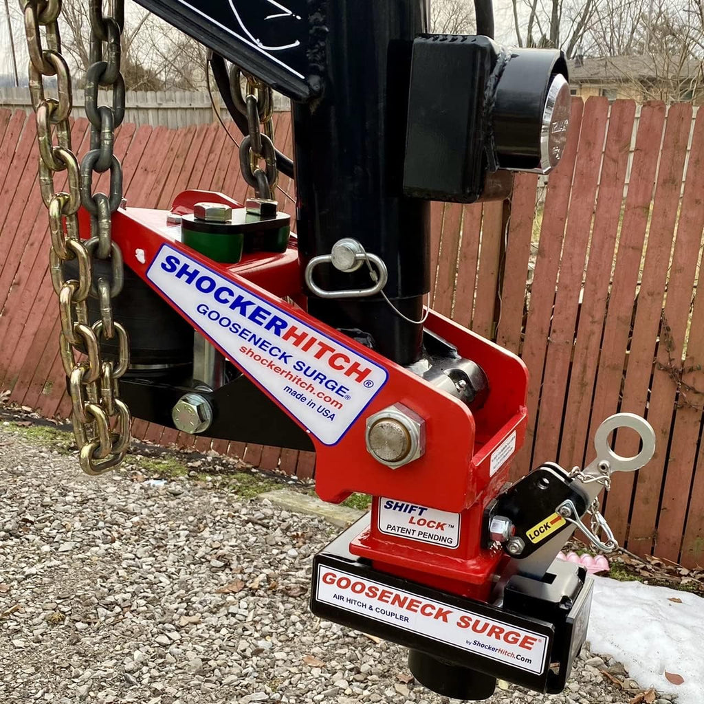 Gooseneck Air Hitch & Coupler, Square 3-15/16" StraightPin 30K SL E982241