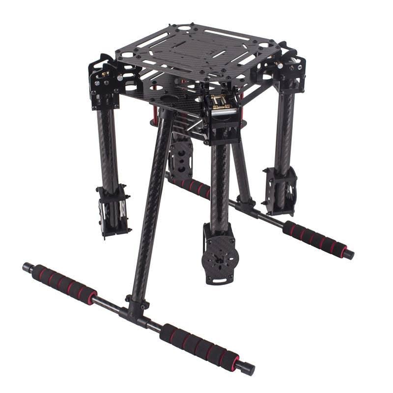 550mm Wheelbase Carbon Fiber Folding RC FPV Frame Kit with Landing Skid L722163