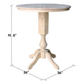 36" Round Top Pedestal Bar Height Table U24933