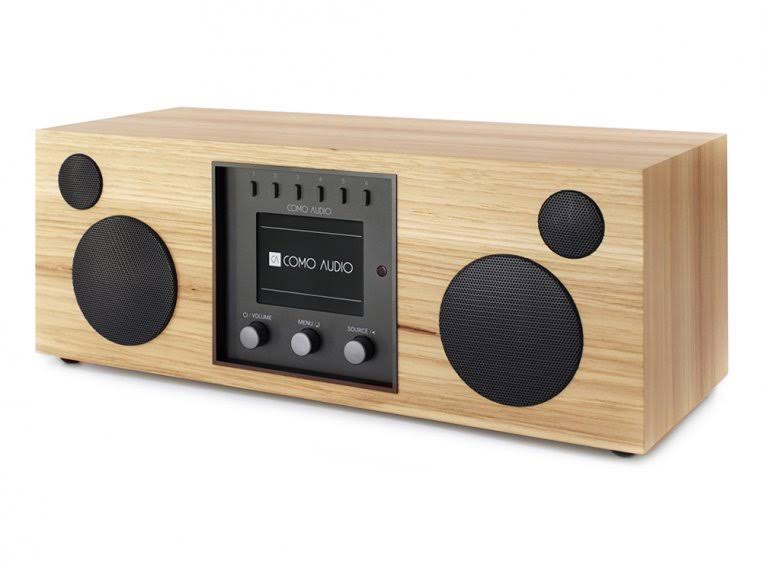 Hickory/Black Wireless Music System B1592