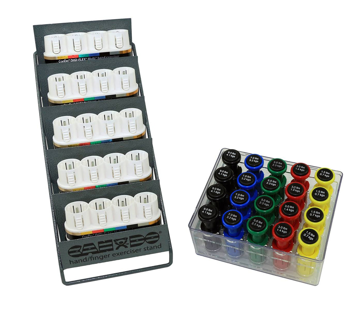 Multi Clinic Pack, Small / Standard 5 Bases Plus 20 Button Set W/Rack T9629
