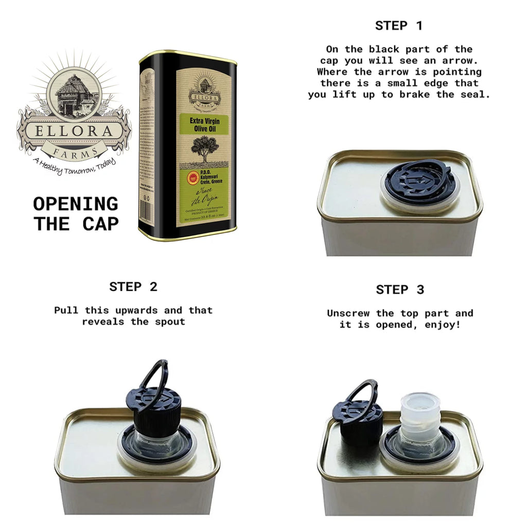 Greek Extra Virgin Olive Oil 33.8 oz Tin F9408