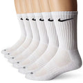 White Crew Training Socks 6 Pair P2504