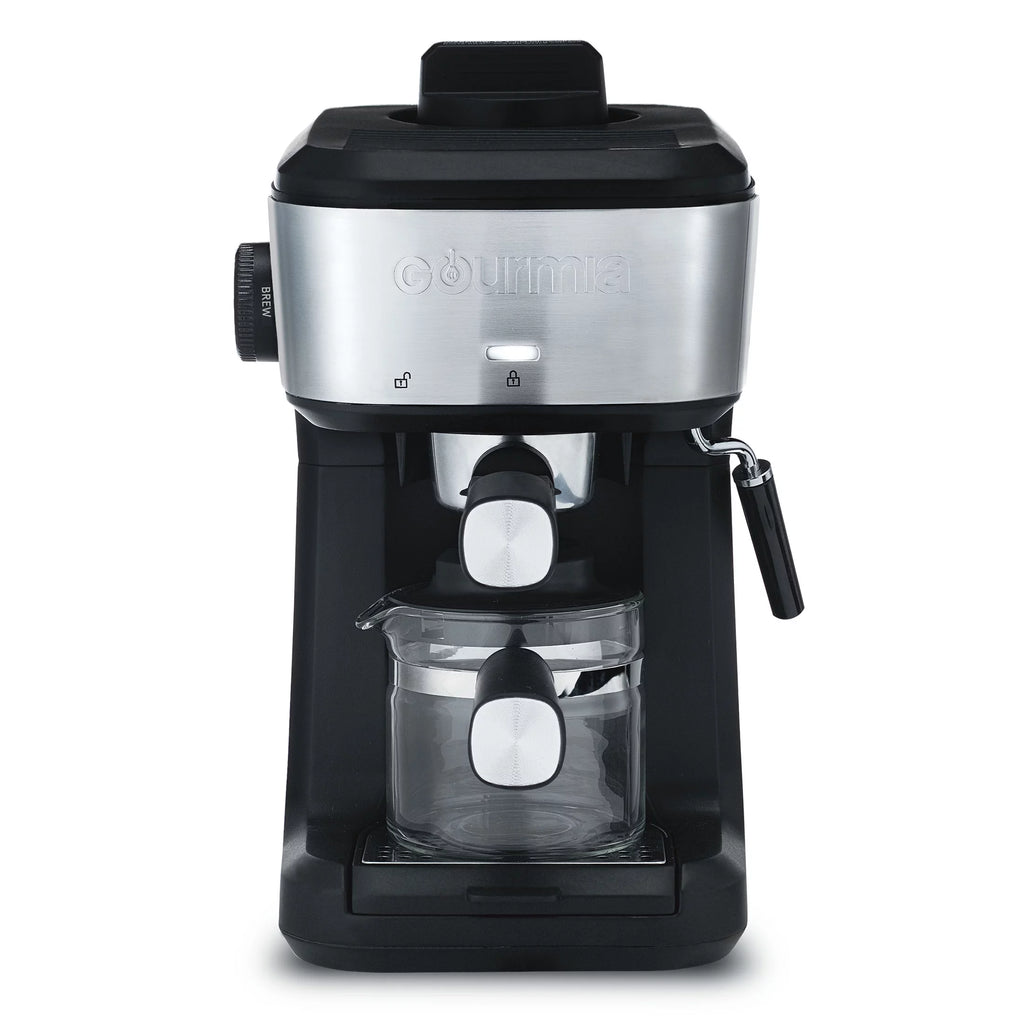 4-Shot Steam Espresso, Cappuccino, and Latte Maker with Frothing Wand G20198
