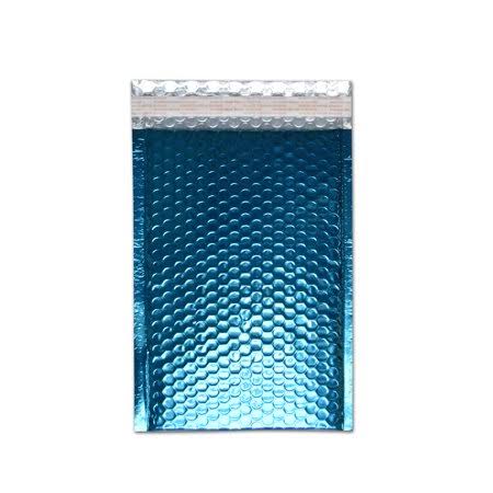 500 Pack 7.5 x 11 Poly Bubble Mailer Padded Envelope Blue G16935