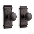 Bronze Passage Door Knob Set Q73332
