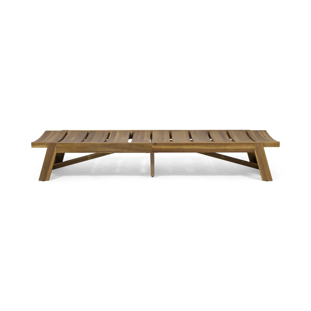 Wood and Iron Chaise Lounge E61097