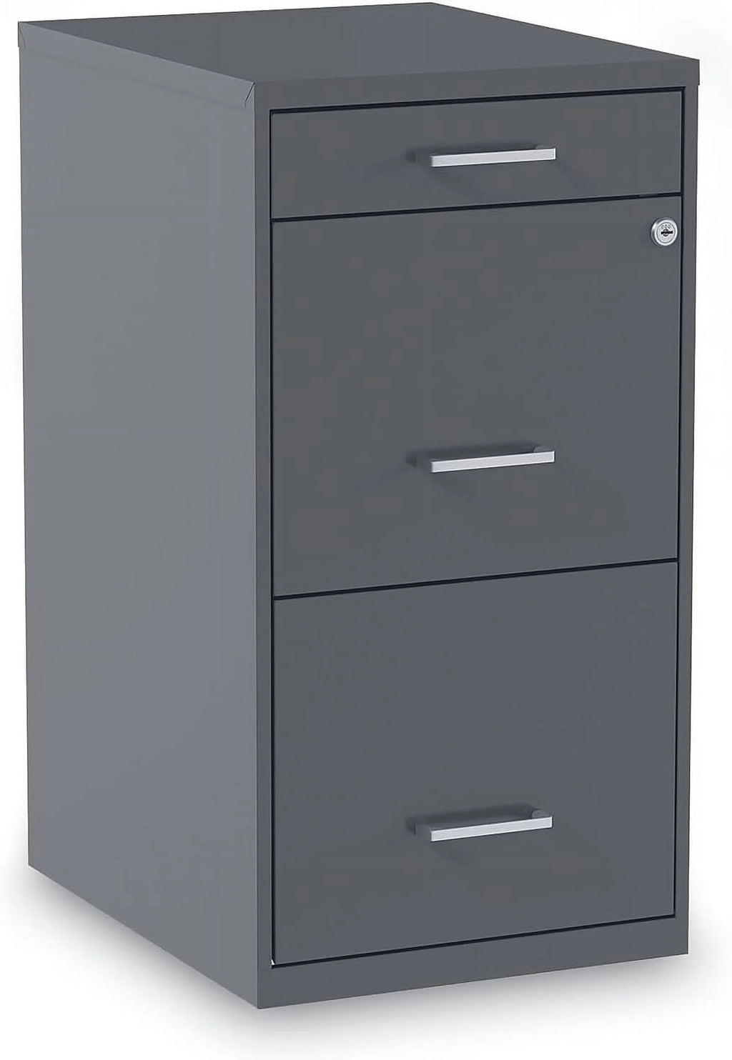 Charcoal 3-Drawer Vertical File Cabinet H1317