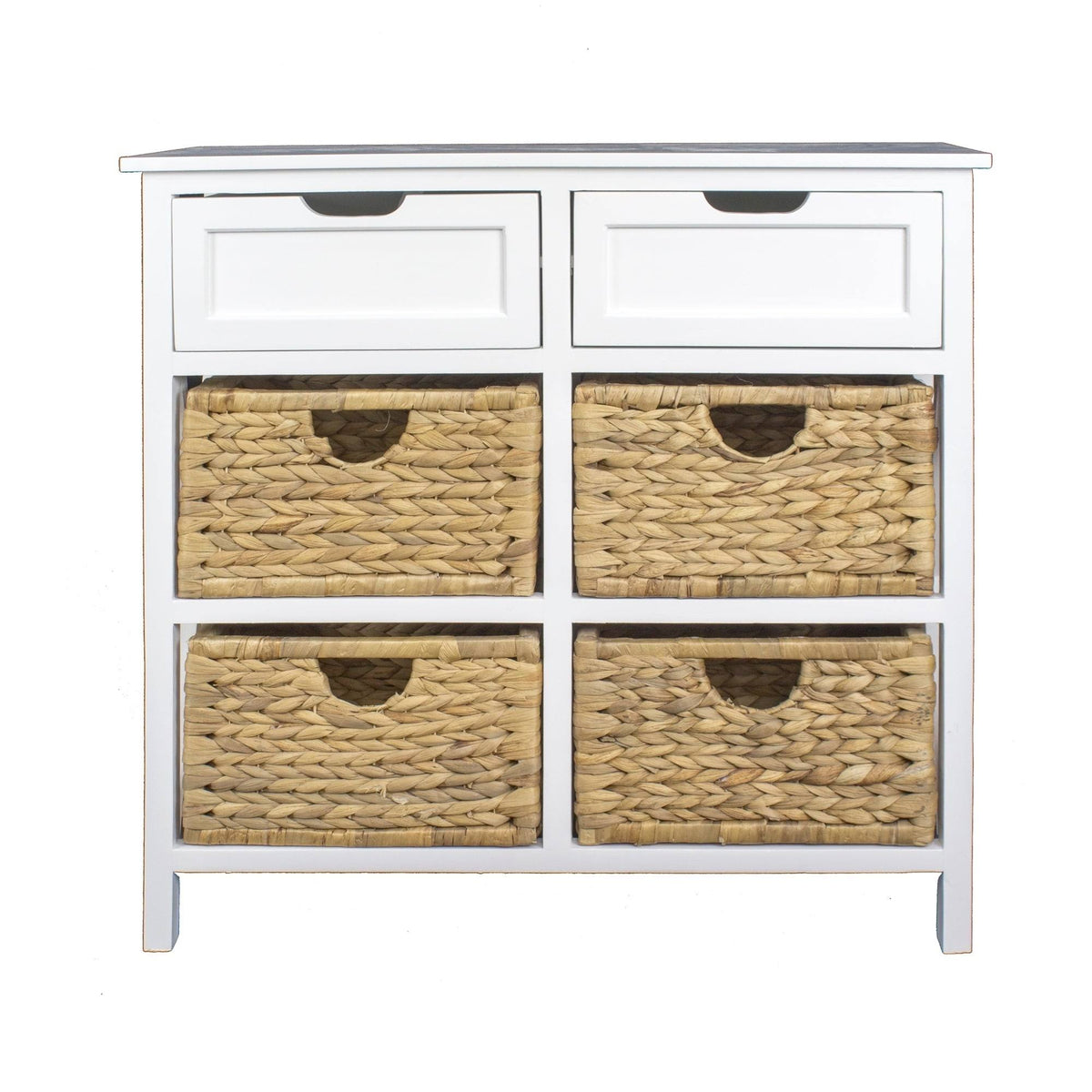 Grey 2-Drawer 4-Basket Accent Cabinet B99207