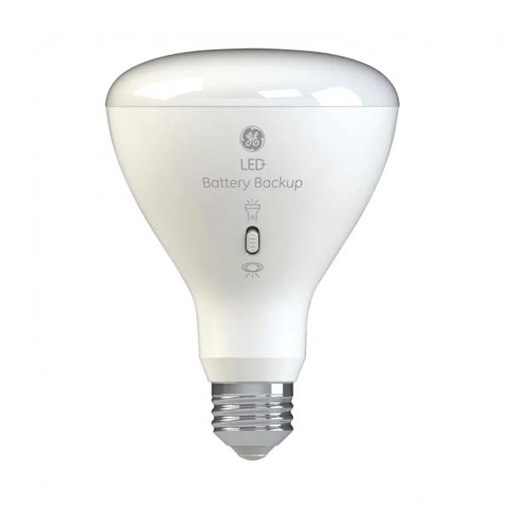 LED+ BR30 Indoor Floodlight LED Light Bulb with Battery Backup, Soft White, 1 Pack X134105