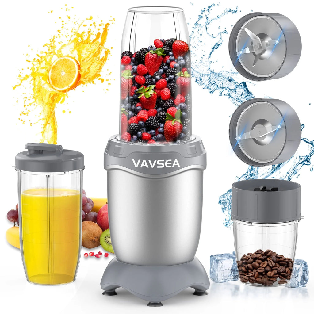 3-in-1 Smoothies Blender, 11 Pcs Countertop Blender, BPA Free X289