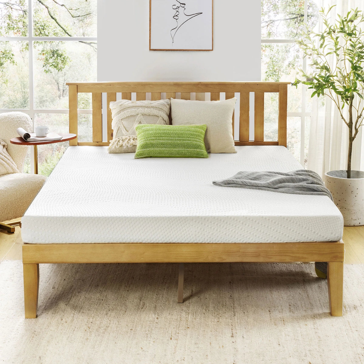 Green Tea Memory Foam Mattress J141062