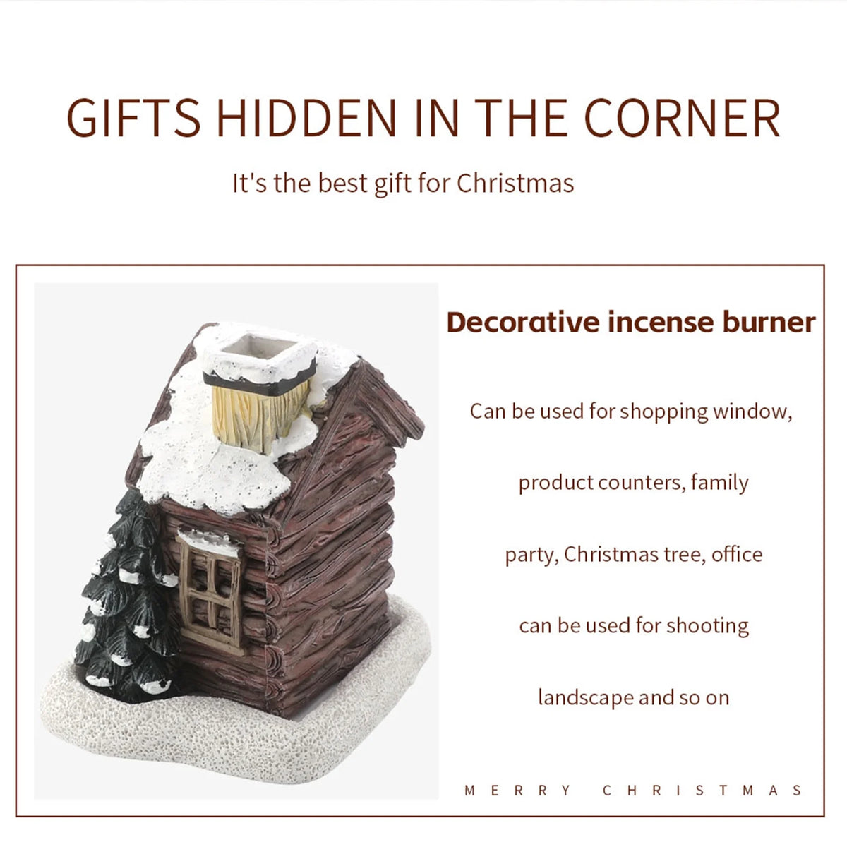 Incense Cone with 2 Incense Cones O10877