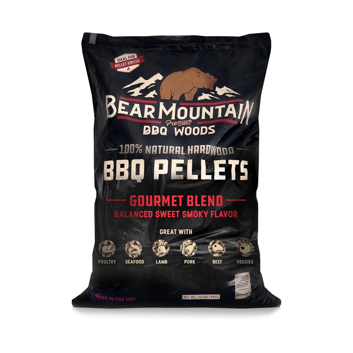Hardwood Smoker Pellets, 20 Pounds (2 Pack) D101