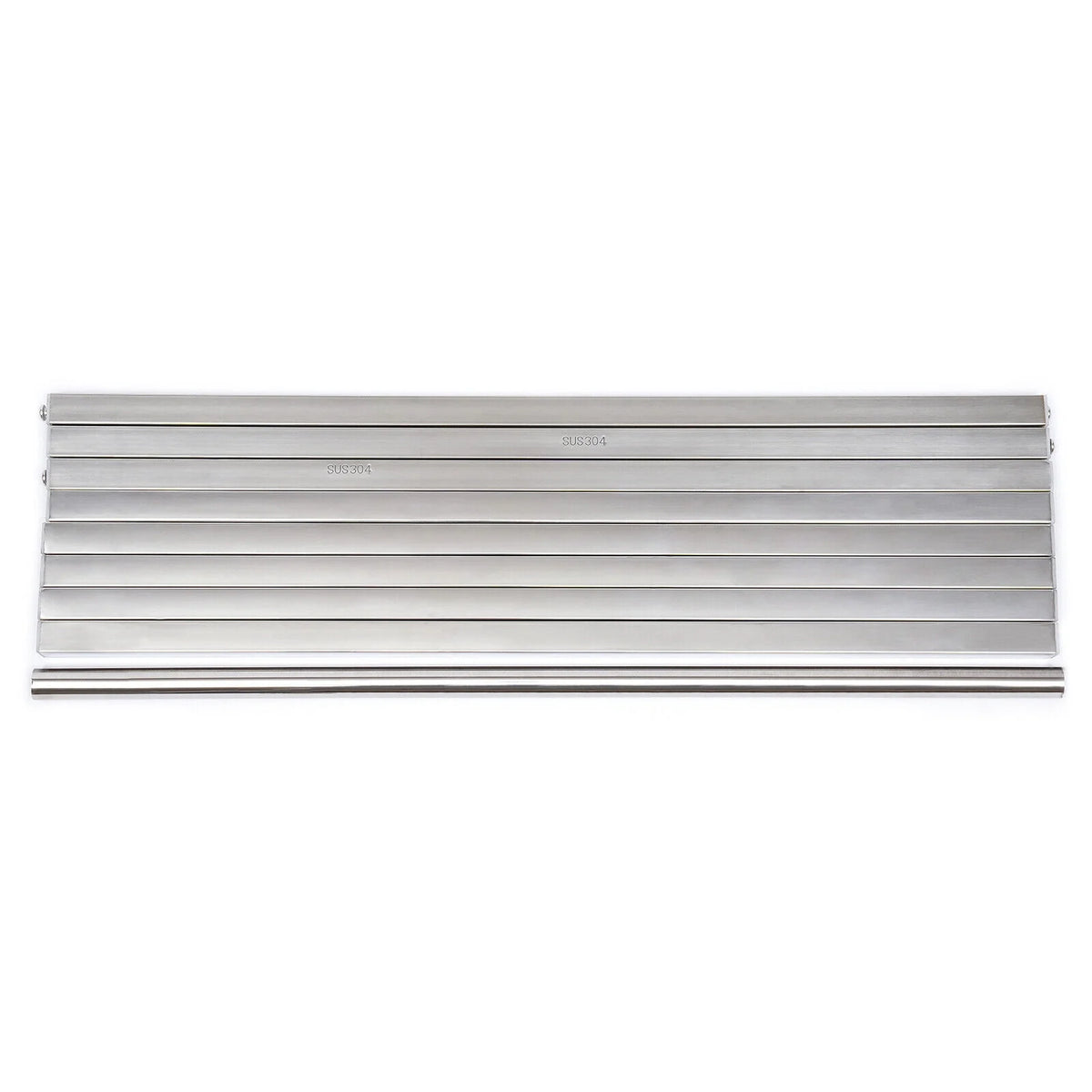 Wall Mount Microwave Oven Shelf Storage Bracket with 12 Hook Stainless O6040