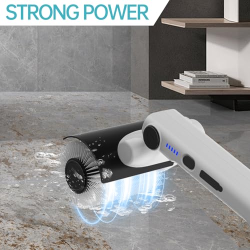 Cordless Electric Spin Scrubber with 4 Brush Heads D170