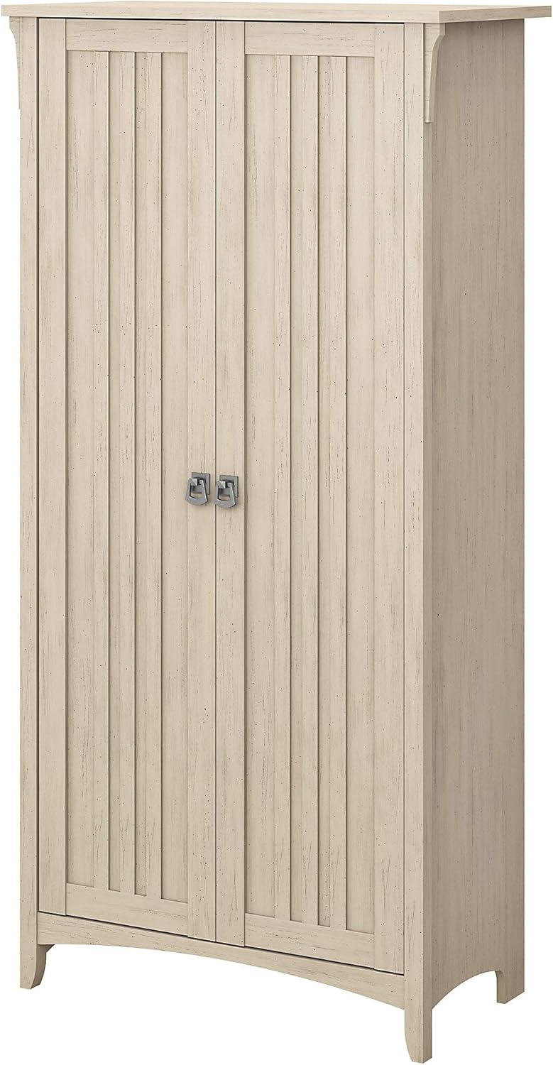 Cape Cod Gray Kitchen Pantry Cabinet with Doors T457760