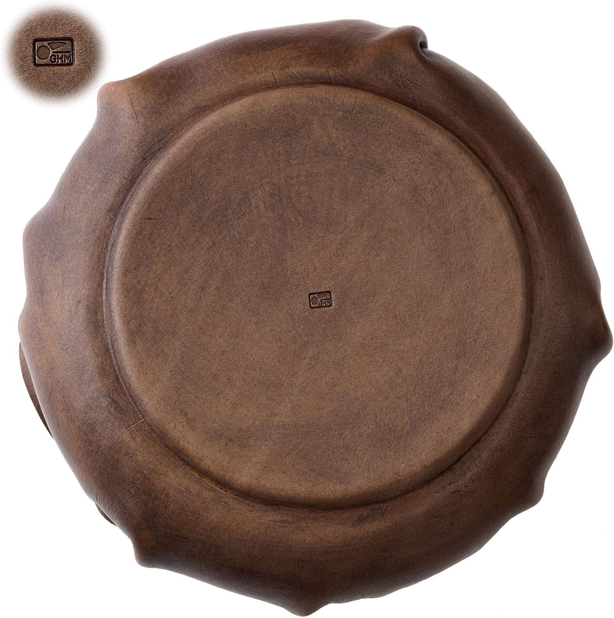 Leather Catchall Tray, Full Grain Vegetable Tanned Leather, Dark Brown K66883