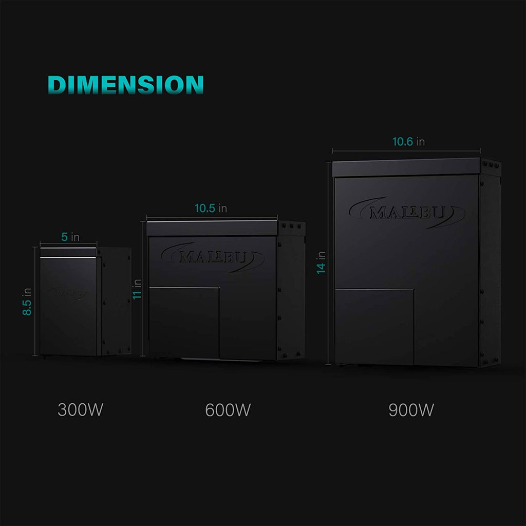 600 Watt Power Pack with Sensor Photo Cell and Weather Shield for Low Voltage Landscape Lighting P8223