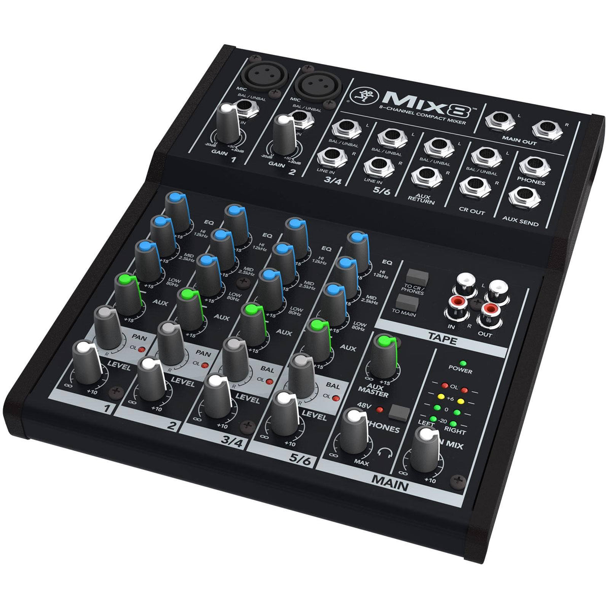 Compact 8-Channel Mixer F18138