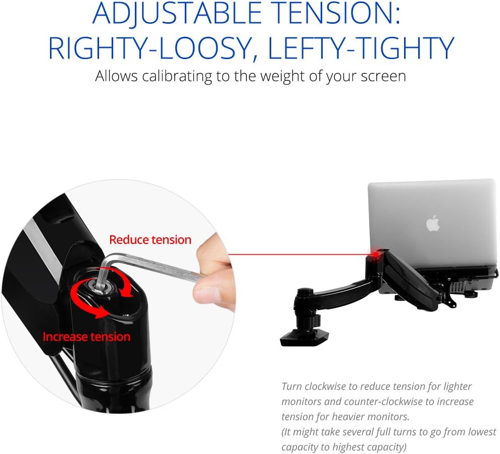 2 in 1 Desk Laptop Monitor Mounts J806