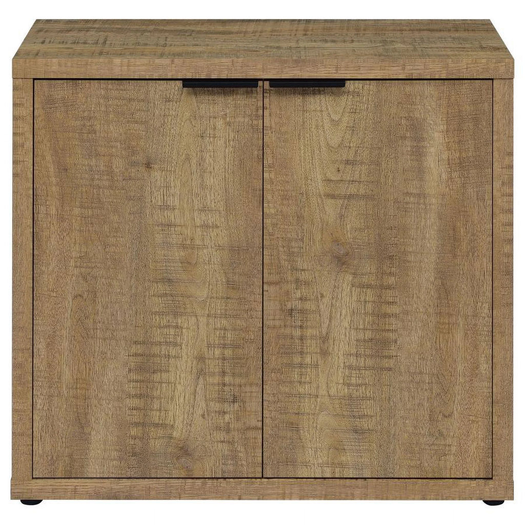 2-door Engineered Wood Accent Cabinet with Adjustable Shelves R607