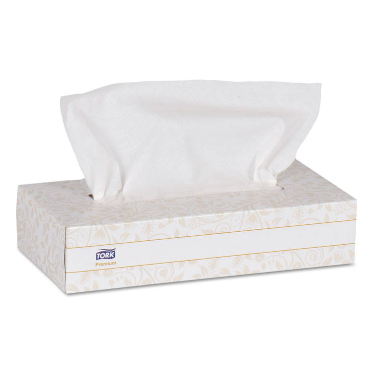 2-Ply White Facial Tissue, 100 Sheets/Box, 30 Boxes/Carton L196