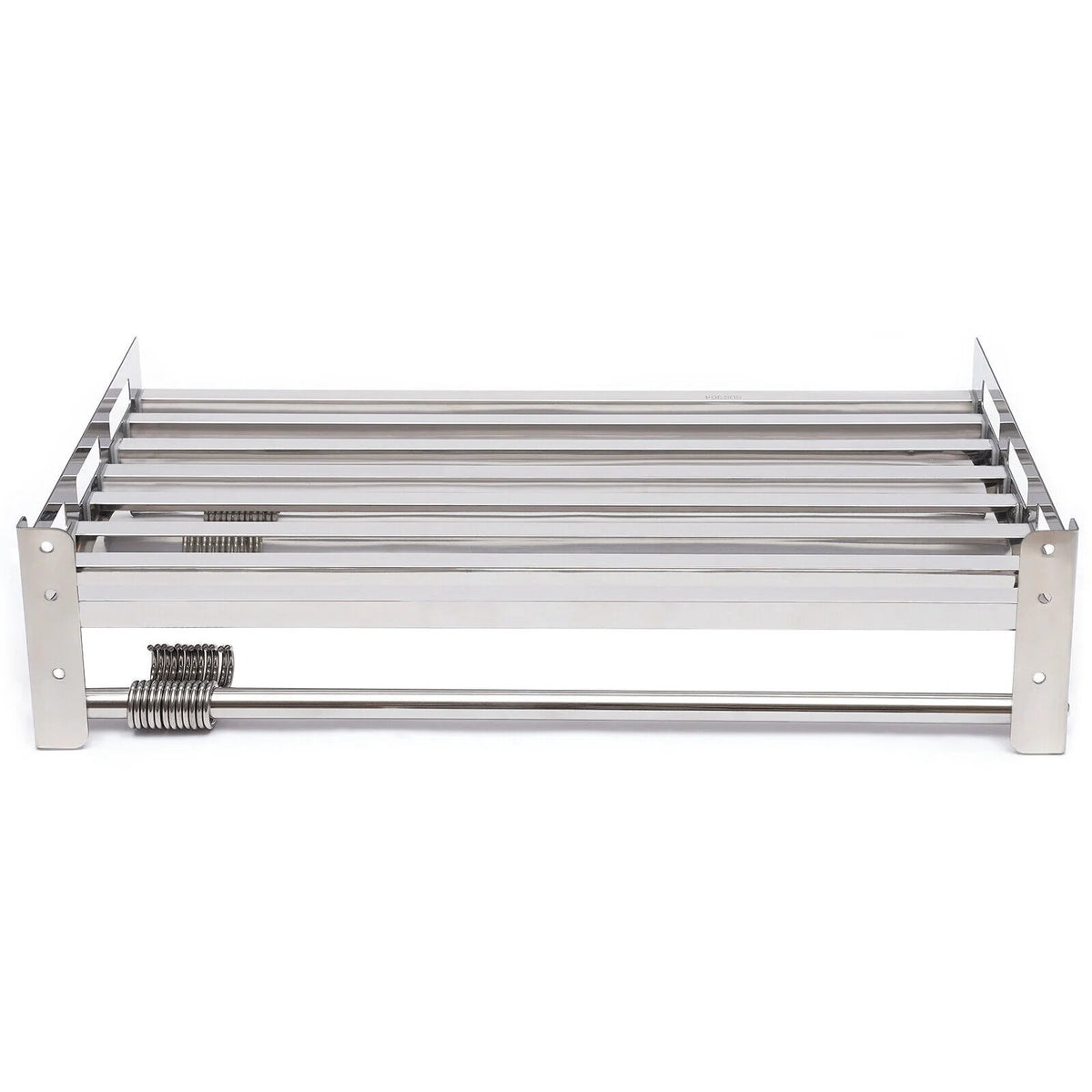 Wall Mount Microwave Oven Shelf Storage Bracket with 12 Hook Stainless O6040